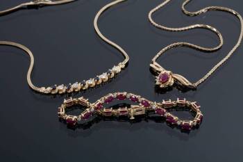 DIAMOND, SAPPHIRE AND RUBY JEWELRY