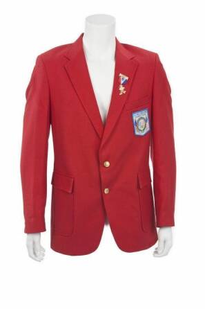 EVANDER HOLYFIELD 1984 OLYMPICS TEAM BLAZER