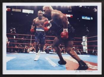 EVANDER HOLYFIELD VS. MIKE TYSON PHOTOGRAPH