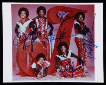 THE JACKSON FIVE SIGNED PHOTOGRAPH