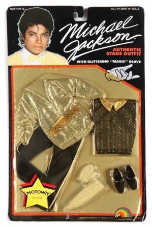 MICHAEL JACKSON SIGNED MOTOWN DOLL COSTUME