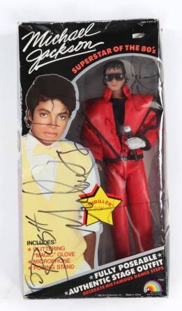 MICHAEL JACKSON SIGNED "THRILLER" DOLL