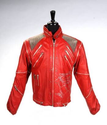 MICHAEL JACKSON SIGNED "BEAT IT" STYLE JACKET