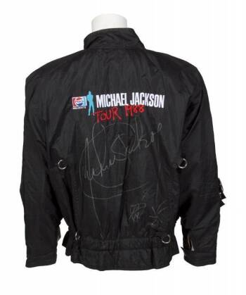 MICHAEL JACKSON SIGNED BAD TOUR JACKET