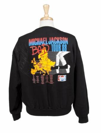 MICHAEL JACKSON SIGNED SWEATSHIRT