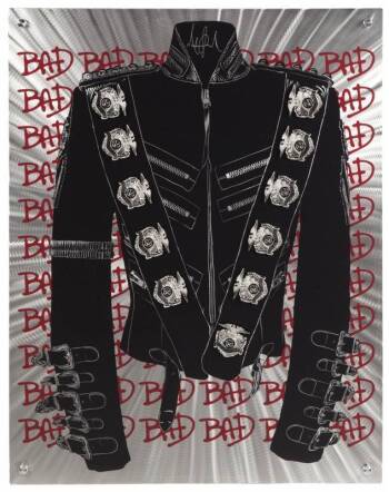 MICHAEL JACKSON ICONOGRAPH OF "BAD" JACKET