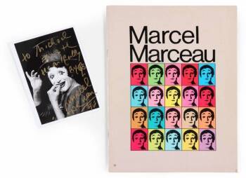 MICHAEL JACKSON AND MARCEL MARCEAU SIGNED BOOKLET