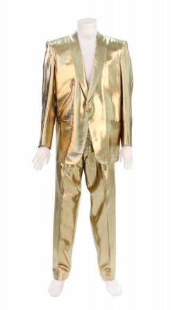 MICHAEL JACKSON GOLD LAME SUIT