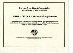 "MARS ATTACKS!" FLYING SAUCER MODEL - 3