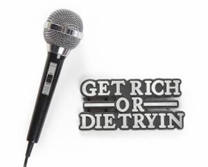 50 CENT MICROPHONE FROM GET RICH OR DIE TRYIN'