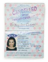 BRITTANY MURPHY PASSPORT, CARDS, AND CHECKS - 2
