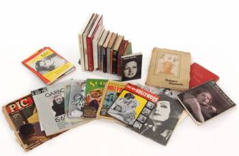 ARCHIVE OF BOOKS AND MAGAZINES RELATING TO GRETA GARBO