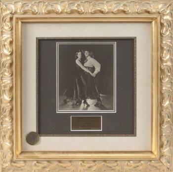 RUDOLPH AND NATACHA VALENTINO SIGNED PHOTOGRAPH