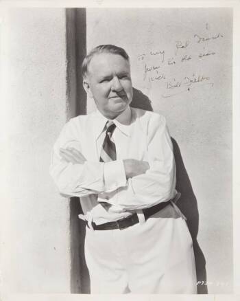 W.C. FIELDS SIGNED PHOTOGRAPH