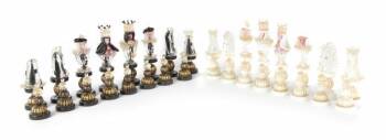 HAROLD LLOYD OWNED BARBINI MURANO CHESS SET