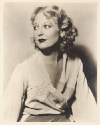 THELMA TODD SIGNED PHOTOGRAPH