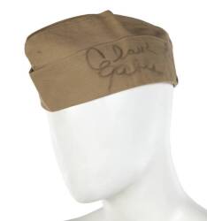 CLARK GABLE SIGNED MILITARY HAT