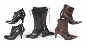 BRITTANY MURPHY SHORT BOOTS AND PURSES