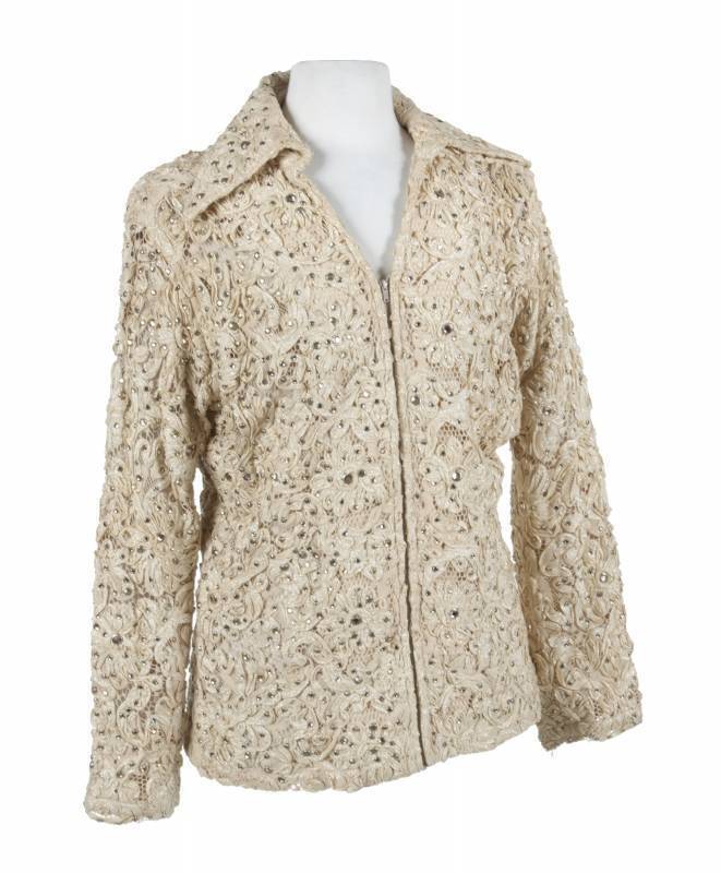 RONNIE MILSAP EMBELLISHED LACE STAGE SHIRT