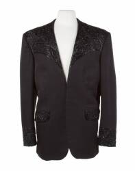 RONNIE MILSAP EBONY BEADED STAGE JACKET