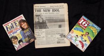 DAVID CASSIDY OWNED MAGAZINES AND NEWSPAPERS