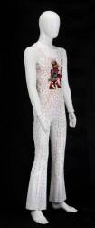 DAVID CASSIDY STAGE WORN WHITE JUMPSUIT WITH AZTEC FIGURE - 3