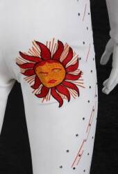 DAVID CASSIDY STAGE WORN WHITE JUMPSUIT WITH AZTEC FIGURE - 5