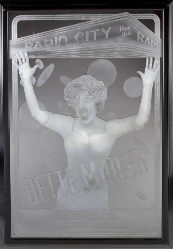 BETTE MIDLER RADIO CITY MUSIC HALL MIRROR AWARD •