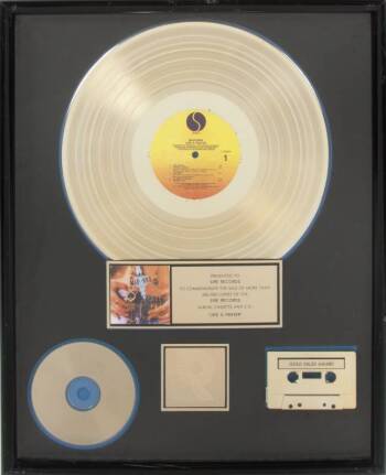 MADONNA "GOLD" RECORD AWARD