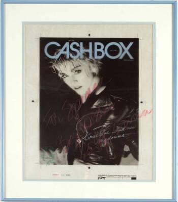 MUSICIANS SIGNED CASHBOX MAGAZINE COVERS