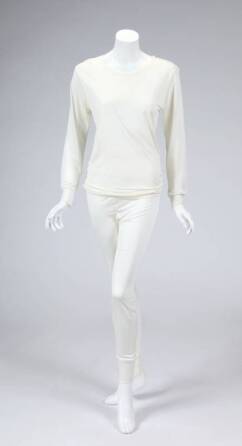 WHITNEY HOUSTON TWO SETS OF SILK LOUNGEWEAR