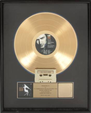 U2 "GOLD" RECORD AWARD