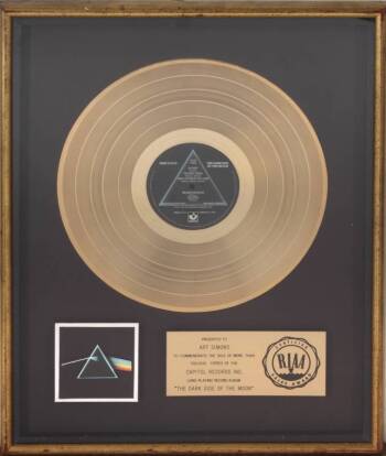 PINK FLOYD "GOLD" RECORD AWARD