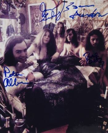 BIG BROTHER & THE HOLDING COMPANY SIGNED IMAGE