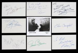 PERFORMER SIGNED CUT SHEETS