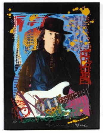 STEVIE RAY VAUGHAN LIMITED EDITION PRINT •