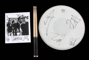 METALLICA SIGNED AND USED ITEMS