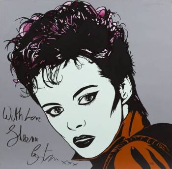 SHEENA EASTON SIGNED CLAYTON LEFEVRE PAINTING