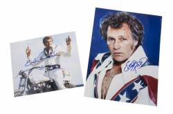 EVEL KNIEVEL SIGNED PHOTOGRAPHS