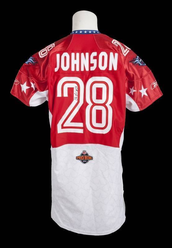 CHRIS JOHNSON SIGNED NFL ISSUED PRO BOWL JERSEY