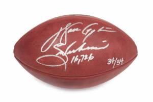WALTER PAYTON SIGNED AND INSCRIBED LIMITED EDITION FOOTBALL