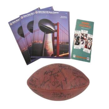 1985 MIAMI DOLPHINS SIGNED FOOTBALL