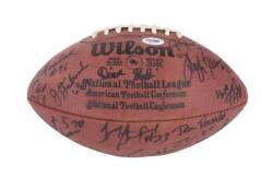 MIAMI DOLPHINS 1987 TEAM SIGNED FOOTBALL - 2