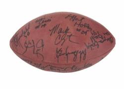 MIAMI DOLPHINS 1987 TEAM SIGNED FOOTBALL - 4