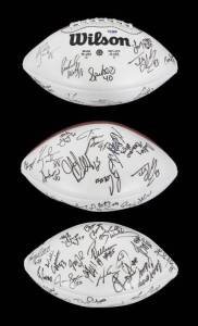1994-95 MIAMI DOLPHINS SIGNED FOOTBALL GROUP