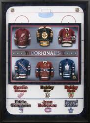 NHL "ORIGINAL SIX" LIMITED EDITION SIGNED HOCKEY SWEATER DISPLAY