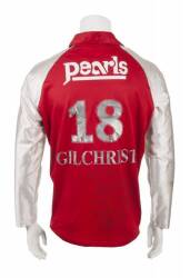 ADAM GILCHRIST 2012 KINGS XI PUNJAB MATCH WORN CRICKET JERSEY