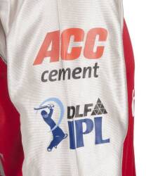 ADAM GILCHRIST 2012 KINGS XI PUNJAB MATCH WORN CRICKET JERSEY - 5