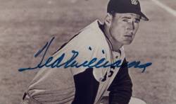 TED WILLIAMS SIGNED GROUP - 3