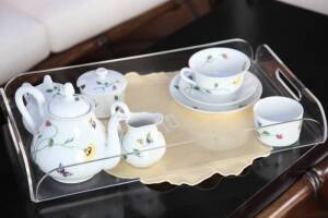 ASSORTED PORTHAULT AND OTHER TEA SETS